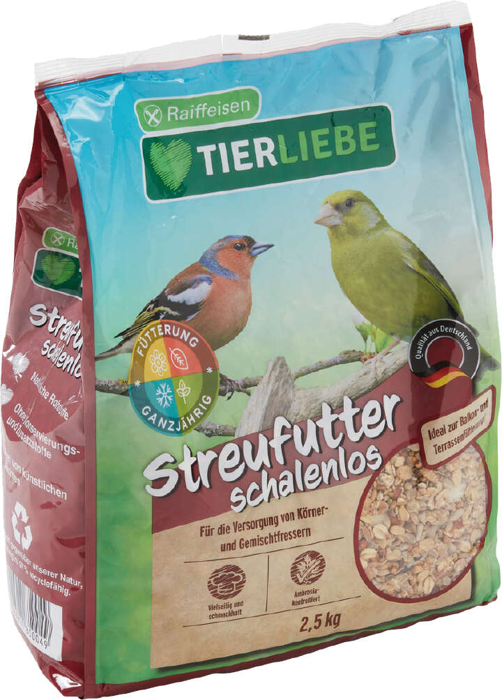 TIERLIEBE Streufutter schalenlos